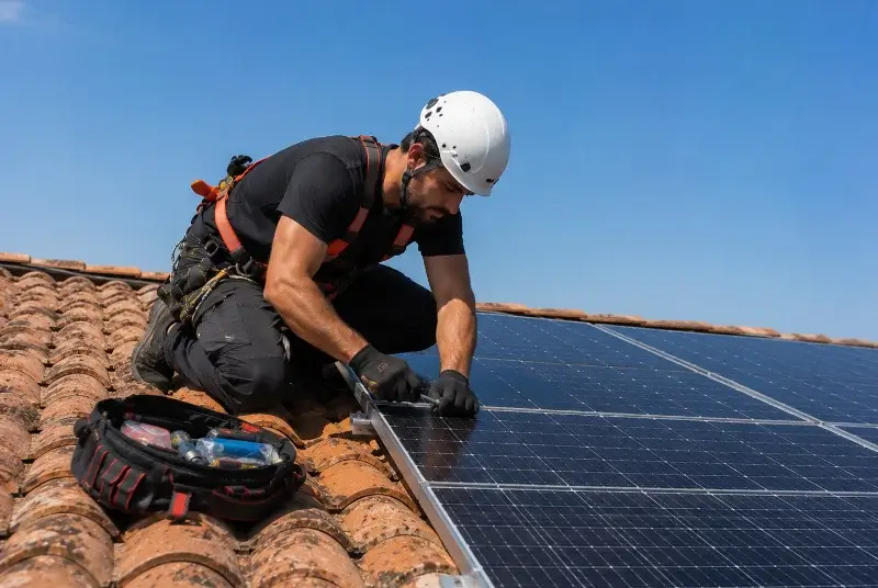 Maintenance et monitoring de panneaux solaires à Villette-sur-Ain